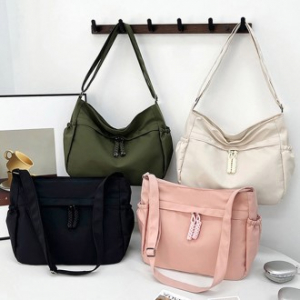 B158 어반 크로스백 캐주얼 가방 인쇄 제작 4가지컬러