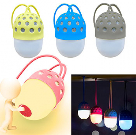 아모가 캠핑 등산 LED무드등 블루투스 스피커 #3