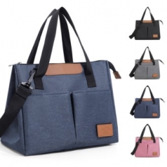 C082 스퀘어포켓 보온 보냉백 보냉 도시락가방 인쇄 답례품 주문제작