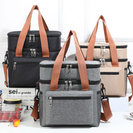 C083 심플 보냉 런치백 보온 보냉백 보냉 도시락가방 인쇄 답례품 주문제작 #3