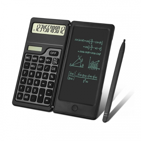 M154 폴딩 휴대용 기계식 계산기 메모 필기가능 사무용 공학용 전자 계산기 인쇄 주문제작 답례품 #3