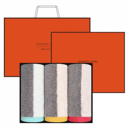 [송월타올] 컬러웨이 180g 3매입 H #3