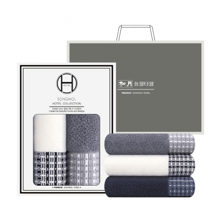 [송월타올] 호텔컬렉션 톤 170g 2매입 H #2