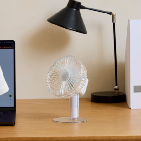 슈틸루스터 투명 탁상용 선풍기 #4