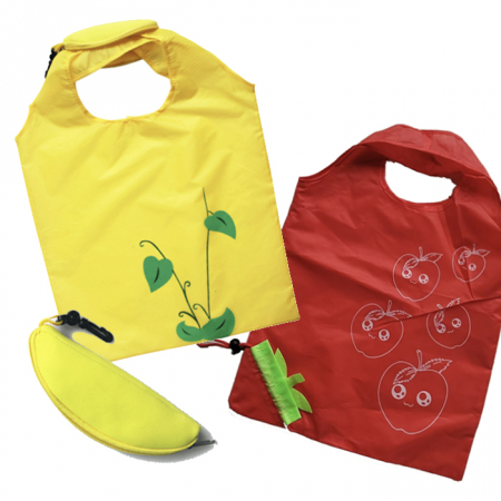 B124 후르츠 휴대용 시장가방 접이식 가방 바쿠백 인쇄 가방 에코백 주문제작 답례품 #3