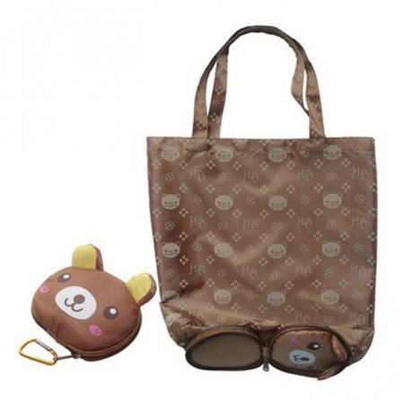 B123 캐릭터 휴대용 바쿠백 시장가방 장바구니 포켓 접이식 에코백 가방 인쇄 주문제작 답례품 #3