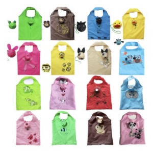 B122 애니멀 바쿠백 시장가방 장바구니 폴더블 포켓 접이식 가방 인쇄 주문제작 답례품