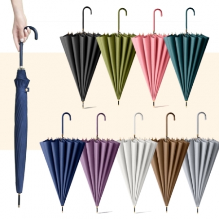 튼튼한 장우산 반자동우산 대형우산 16K #2