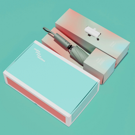 루티네 선물세트 거꾸로 2세대 자동 우양산 + 보조배터리 #3