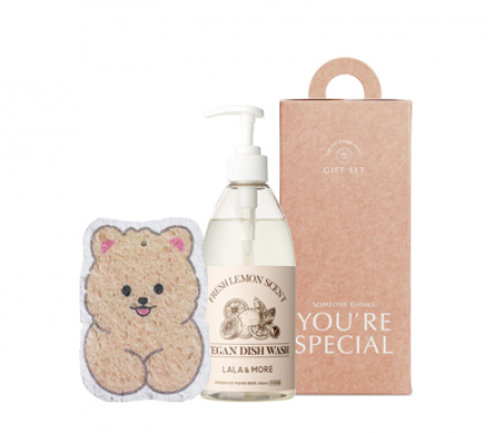 라라레몬 주방세제 500ml와 압축수세미 스페셜선물상자 #2