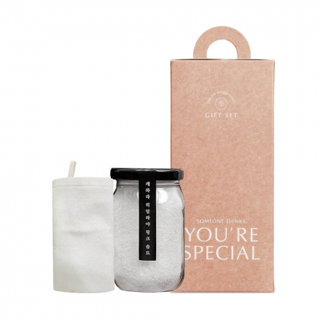 핑크솔트 320g과 핸드타올 45g 스페셜선물상자 세트 #2