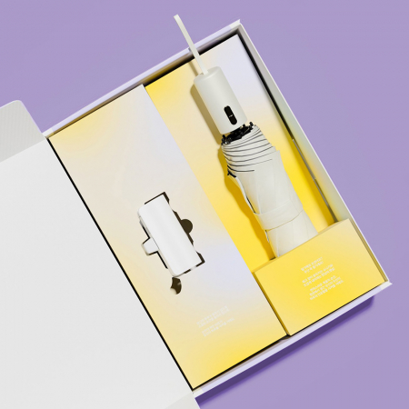 루티네 선물세트 골드버튼 자동 3단 암막 양우산+보조배터리 #5