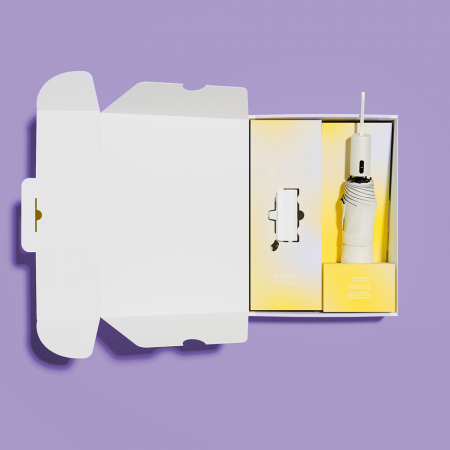 루티네 선물세트 골드버튼 자동 3단 암막 양우산+보조배터리 #3