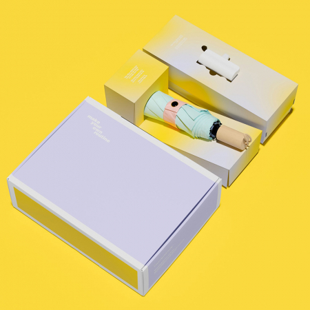 루티네 선물세트 삼색삼단 수동 암막 우양산 + 보조배터리 #3