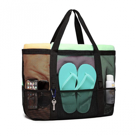 B172 메쉬 비치백 빅백 큰 물놀이 여름 수영 가방 #3