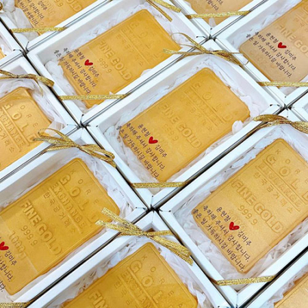 답례품 대박선물 골드바 수제비누 주문제작 핸드메이드 #2