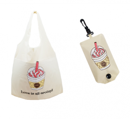 리유저블백 비닐쇼핑백 접이식장바구니 미니쇼핑백 휴대용장바구니 캐릭터가방 #2