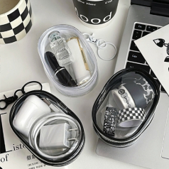 투명 미니키링 PVC 파우치 마H36