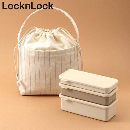 락앤락 114S01 투고 2단 간편캡 도시락 가방 세트 #2