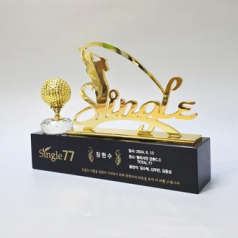 골프트로피 금속 싱글 이글 RSN07