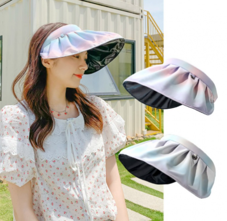 2in1 머리띠 돌돌이모자 여성 썬캡 #2