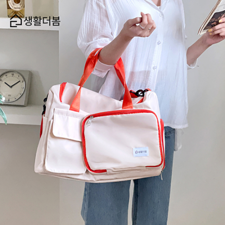 생활더봄 접이식 대용량 방수 보스턴백 신발수납 캐리어보조 여행가방 5colors #6