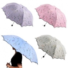 꽃결 접이식우산 양우산 우양산 자외선차단 양산 암막양산