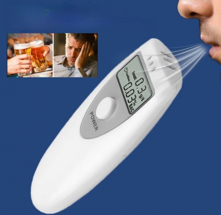 비접촉 디지털 음주측정기((  알콜 운전 단속기)) 알콜 측정감지기  A급// 휴대용 차량 안전용품 #2