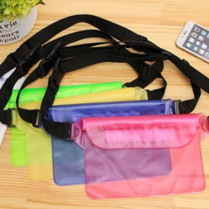 B176 3단 방수 힙색 빅사이즈 방수팩 물놀이 가방 물놀이 방수 백 인쇄 주문제작 답례품