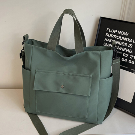 B177 미니 캔버스 가방 멀티포켓 크로스백 빅백 빅사이즈 숄더캐주얼 가방 인쇄 주문제작 답례품 #2