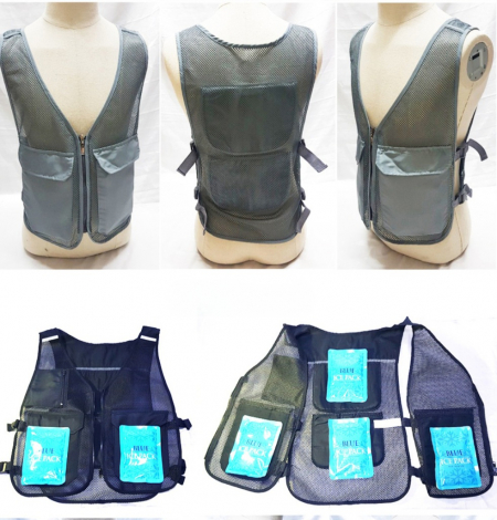 얼음조끼 냉감 쿨링 아이스 조끼+ 선풍기 선물 #3