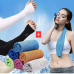 작은이미지: 3세대 냉각 아이스 넥밴드 넥쿨러 + 냉감 쿨토시 UV 자외선차단 토시 #2