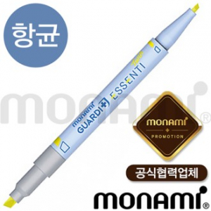 모나미-가디플러스에센티트윈형광펜(항균)(모나미공식협력업체)