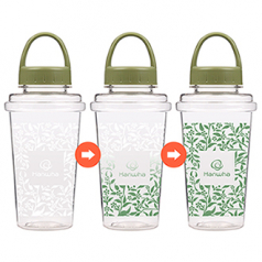 바쏘 릴리 컬러 체인지 쉐이크 아이스 보틀 550ml