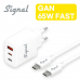 작은이미지: Signal GAN PD 65W 초고속 가정용 충전기 CTOC 1.2M 케이블 포함 #2