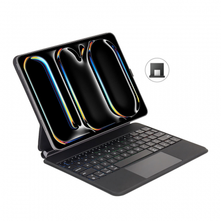 파인큐브 아이패드 호환 각도 머레이 마그네틱 구조독 매직키보드 M4 11inch 한글 각인키보드 + 키스킨 증정 #2