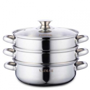 바이마르 엔틱 스테인레스 3단 찜솥