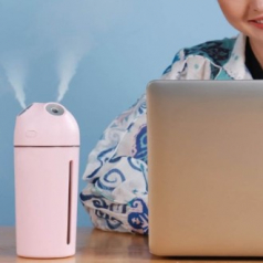 차량 내부 촉촉하게 듀얼 미니 가습기 USB충전