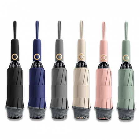 라이트핏 골드링버튼 거꾸로3단 원터치 암막양우산 #2