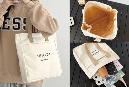 심플캔버스에코백 캔버스쇼퍼백 크로스에코백 지퍼형에코백 #2