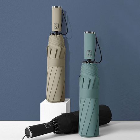 베이직 자동 3단 암막양우산 AD08 #2