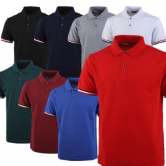 30수 TC PK 삼색 카우스 반팔