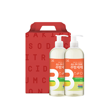 레인보우샵 올인원 주방세제 500ml  2P 선물세트 #2
