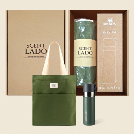 센트라도 에코백+스탠리 고진공 슬림보틀 텀블러 세트 #3