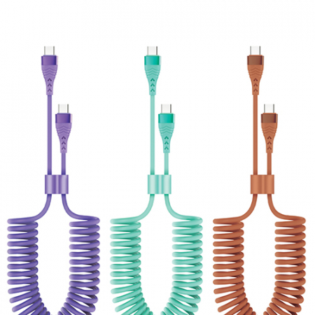 LAAON 60W 초고속 충전 CtoC 스프링 케이블 #2