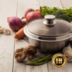 바이마르 히든쉐프 IH스텐 통삼중 가마솥 22cm 4, 5인용