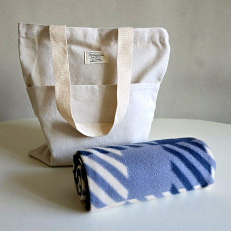 센트라도 패턴 담요 + 에코백 세트 #4