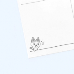 카카오프렌즈  골골즈 6분할 스프링 노트