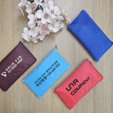 고품질 지퍼접이식시장가방 장바구니 폴리백  쇼핑백 #4