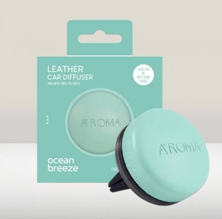 아로마 레더 카 송풍구형 디퓨저 차량용 방향제 #6